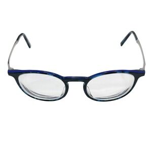 OGA MOREL FRANCE FRAMES EYEGLASSES 51-21-145 101380 BG03 Blue Good
